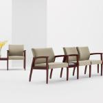 Haven Tandem 
Find solace in Haven, a comprehensive offering of guest, tandem and ancillary seating products that combine classic style with noteworthy substance. With recoverable upholstery capabilities and clean-out functionality, Haven is ideal for healthcare applications.
